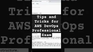 Wanna be AWS DevOps Professional certified?? Watch full video for tips to successfully pass the exam