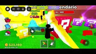 Jogando roblox pela 3 vez do canal (Quebre Uma Lucky Block)
