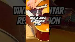 Gibson Vintage Guitar repair restoration Part 3 #craft #guitar #restoration #repair #shorts