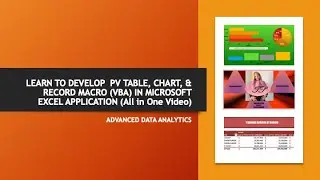 How to Develop PV Table | Chart | Record Macro in Excel (All in One) In-Depth Tutorial | T Square