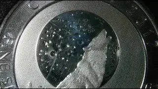 2017 - Silver Howling Wolves [0.75oz] / Royal Canadian Mint
