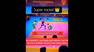 Shubham Singh super tackle in pro Kabaddi 👑 #viral#short