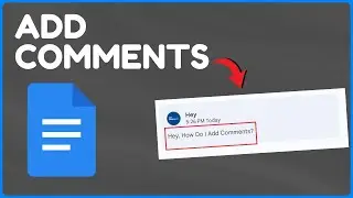 How to Add Comments in Google Docs #googledocstutorial #googledoc #tutorial