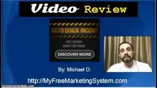 Auto Quick Income Review | Auto Quick Income by Michael D [WARNING]