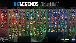 End Game PvP Tier List - July 2020 - DC Legends Fight Superheroes