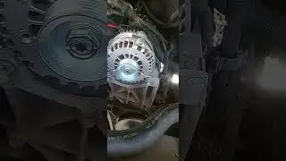 Replacing the alternator on a 2008 Silverado #2008 #chevy #alternator