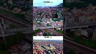 shimla 🇮🇳 V's ranchi 🇮🇳 vs Srinagar 🇮🇳 #drone #asiancities #dji #skyscraper #drone #skyview #nature