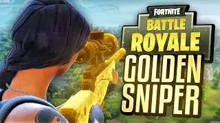 MY FIRST LEGENDARY SNIPER! (Fortnite Battle Royale)