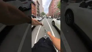 Scootering in NYC Streets
