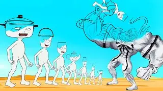 Evolution Of ANTI-VENOM Vs Evolution Of MONSTER RADIATION : Returning From The Dead SECRET - FUNNY