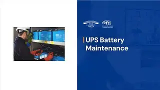 UPS Battery Maintenance Training &ndash; UPS Battery Testing, Safety, IEEE 450 Standards - Course by EFTI