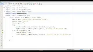 How To Connect Database In Java Using Netbeans