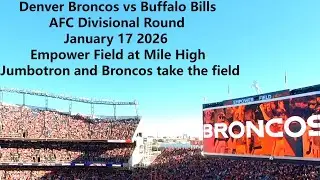 Bills vs Broncos AFC Divisional Playoffs 3 of 5  | Jumbotron | January 17, 2026