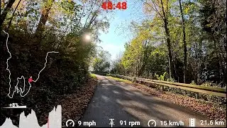 Ultimate Autumn Indoor Cycling Rocks Workout Saarland🚴&zwj;♀️🍁🍂🌞 Garmin 4K Video