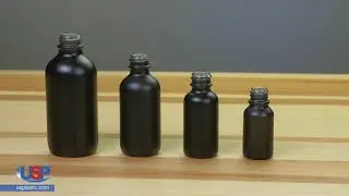 E-Liquid Boston Round Matte Glass Bottles | U.S. Plastic Corporation&reg;