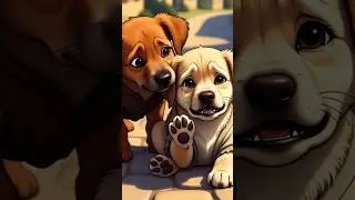 My story is Two Dog of eating the food please like and subscribe 🥹 #aivideo #2026 #shrots#storydogs