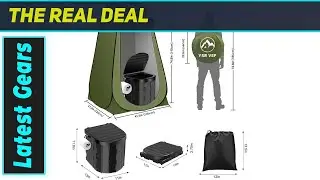 YSR VEF Portable Toilet Kit: The Ultimate Outdoor Privacy Solution
