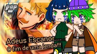 4 Cavaleiros do Apocalipse react Rap Desabafo Escanor | EU VOU MORRER FELIZ | AniRap (@HunterMsc )