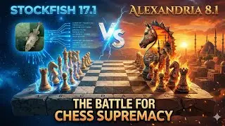 Stockfish 17.1  takes on Alexandria 8.1 - High Level Chess Strategy
