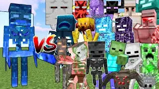 Star Spirit vs All Titan Mobs | Minecraft Mob Battle