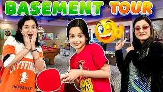 USA HOME KA BASEMENT TOUR 🏠🇺🇸 | Itna bada? 😲 Dekho andar se | Cute Sisters