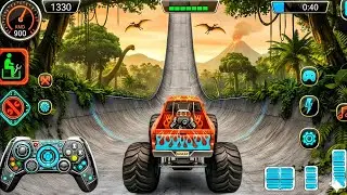 MEGA RAMP MONSTER TRUCK Stunts & CRASHES! (Game Play/Wala Game) | Android Gameplay