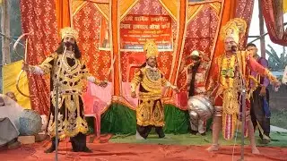 पुरानी धार्मिक रामलीला केशव रामपाल मौर्य पार्टी  नरोइया हरदोई   9935010668 लंका दहन
