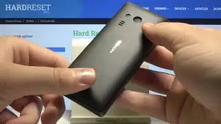 How to Insert Battery in NOKIA 216 &ndash; Input/Remove Battery