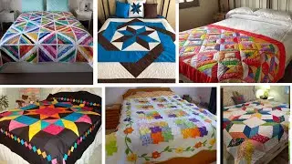 Quilted bedsheet, patchwork bedsheet, quilt