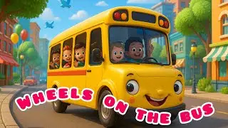 Wheels on the bus city town song/new song/baby rhymes/kids song/cocomelon