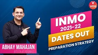 👉 INMO 2021-22 DATES OUT | IMPORTANT INFORMATION | Preparation Strategy By Abhay Mahajan | Vedantu