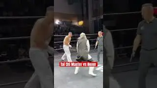 Tai Chi Master vs Boxer, boxer doesn&rsquo;t want beat him #boxing #martialarts #kickboxing #foryoupage