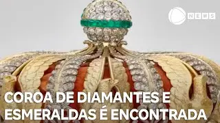 Coroa de diamantes e esmeraldas, roubada do Museu do Louvre, é encontrada