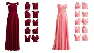 Infinity Dress With Bandeau & Features (Convertible Dress, Bridesmaid Dress)