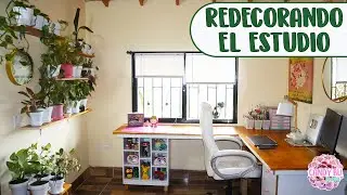 TRANSFORMACIÓN TOTAL DE MI ESTUDIO Lo llené de PLANTAS│Candy Bu