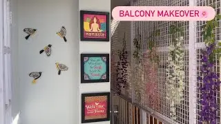 Balcony makeover in budget🌸| VLOG 2 