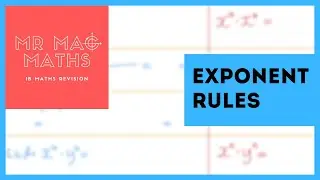 IB AASL Topic 1 - Exponent Rules