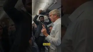 Racist Passenger Tries to Have Black Man Removed&mdash;Freezes When He Flashes His FBI Badge!#viral #short