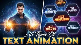  Advanced TEXT ANIMATION Packs On Alight Motion (+Preset)