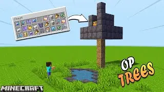 Minecraft But There are Custom Trees....