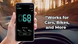 Accurate GPS speedometer & tachometer with dash cam, maps, and trip tracking.