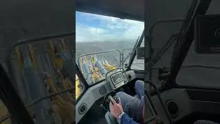 Inside the cab of Cat&reg; 994 Wheel Loader