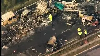 TheXtraNews - CRASH ON M5 - WORST ACCIDENT FOR 20 YEARS - LEFT 10 DEAD (SHORTENED AND EDITED NEWS)