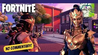 Fully MAXED OUT SHANTA!!😳 Fortnite PS4 Slim Gameplay with No Commentary!