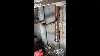 Аварийный ремонт прорыва трубы