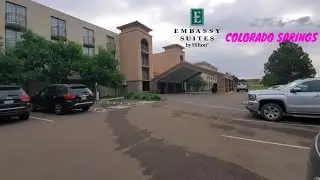 Полный тур по отелю: Embassy Suites Colorado Springs, Колорадо-Спрингс, штат Колорадо (ВО ВРЕМЯ К...