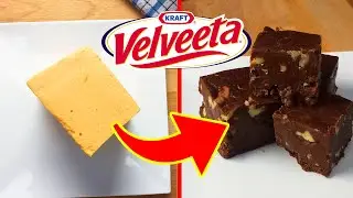 Chocolate Fudge with Velveeta Cheese?! - Dished #Shorts