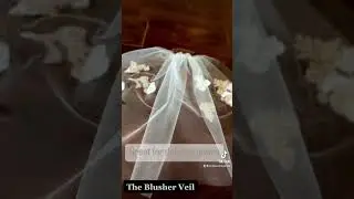 The top 3 reasons brides love short blusher veils: the chic choice for modern brides