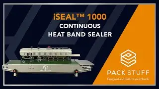 iSeal&trade;️1000 continuous Heat Band Sealer - with Date Ink Stamp Function and Adjustable Print Position