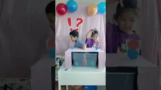 She&rsquo;s too fast!! 😂🎯 Can he catch up? #Shorts #KidsChallenge #fungame